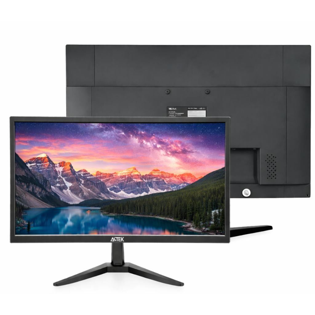 Monitor 22 Polegadas Full HD LED 60Hz HDMI VGA Áudio Integrado Tela Ampla Design Moderno