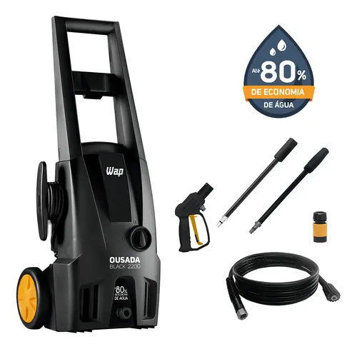 Lavadora de Alta Pressão WAP Ousada Black 2200 1750PSI 1500W